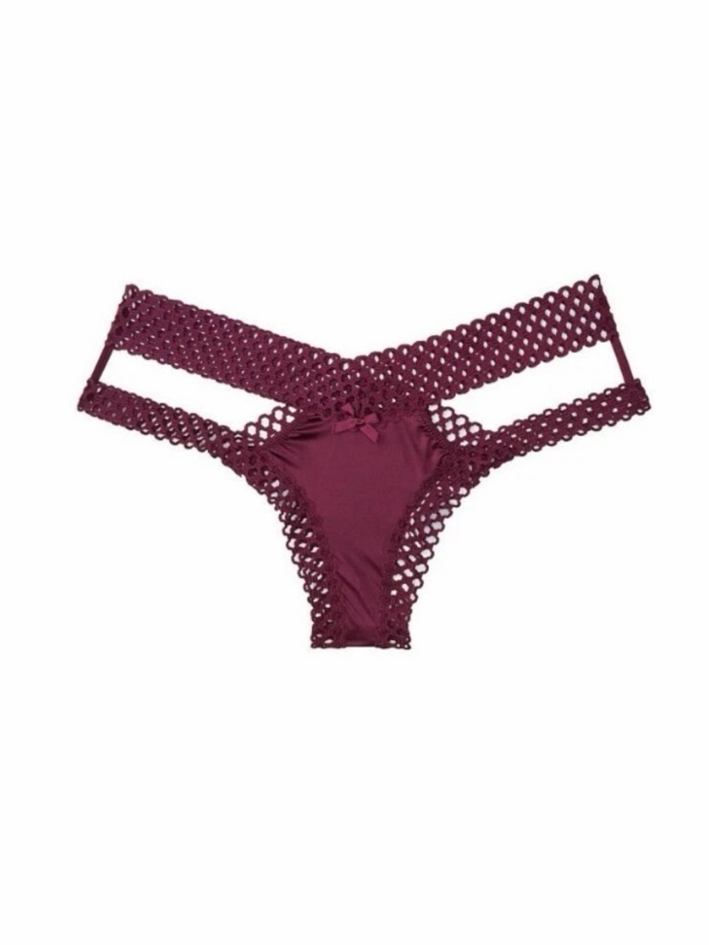 Victoria’s Secret Very Sexy Strappy Mesh Cheeky Panty L NWT